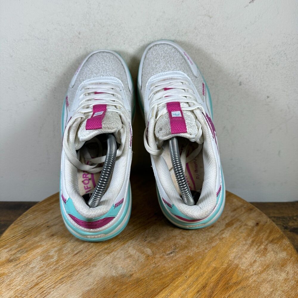Gravity Defyer Gdefy Sneakers‎ Shoes TB9037FWP White Blue Women's Size 6.5 - Picture 6 of 8